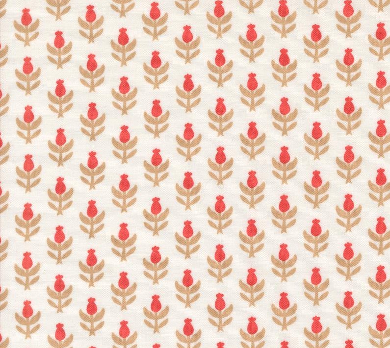 Buon Natale Christmas Thistle Snowflake by Fig Tree Co for Moda Fabrics