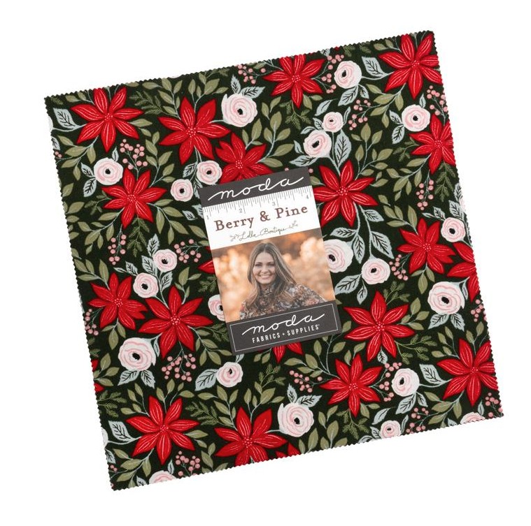 Berry and Pine Layer Cake by Lella Boutique for Moda Fabrics
