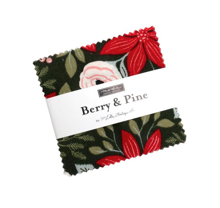 Berry and Pine Mini Charm by Lella Boutique for Moda Fabrics