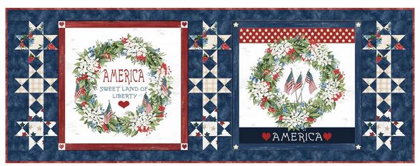 Liberty Runner featuring Farmhouse Americana from P&B