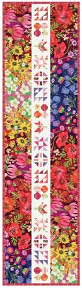 Centerpieced Dark Table Runner Kit featuring Super Bloom