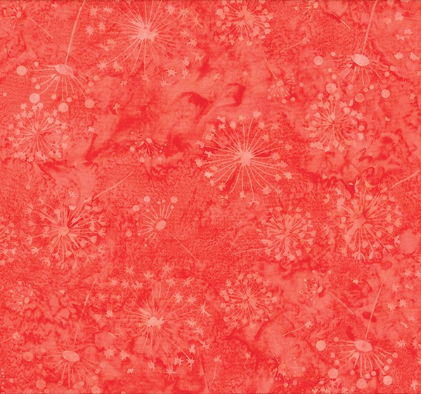 Frog Pond Jelly Batik Dandelion Nasturium by Susan Claire for Hoffman Fabrics