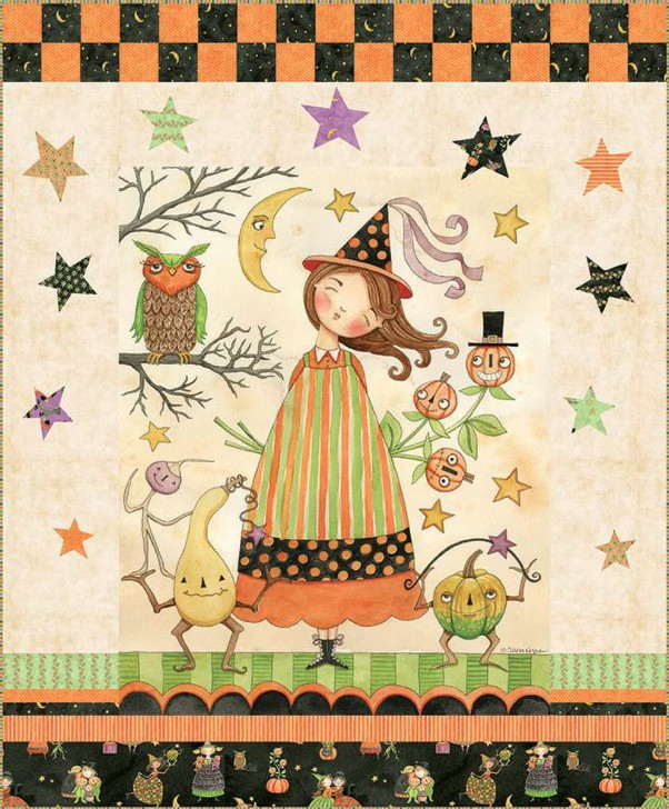 Ghoul Friends Boxed Panel Quilt Kit from Riley Blake Designs