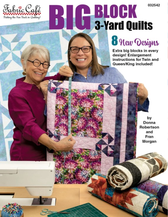 Big Block 3-Yard Quilts Pattern Book from Fabric Cafe