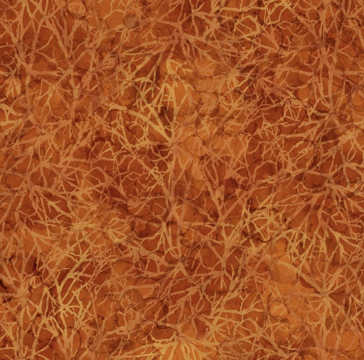 Autumn Breeze Branches Rust by Deborah Edwards & Melanie Samra for Northcott Fabrics