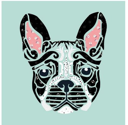 Frankie the Frenchie from Laser Cut