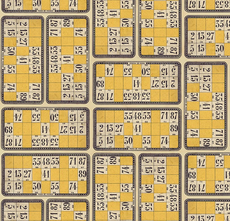 Palette Yellow Numbers Yellow by Tim Holtz for FreeSpirit Fabrics