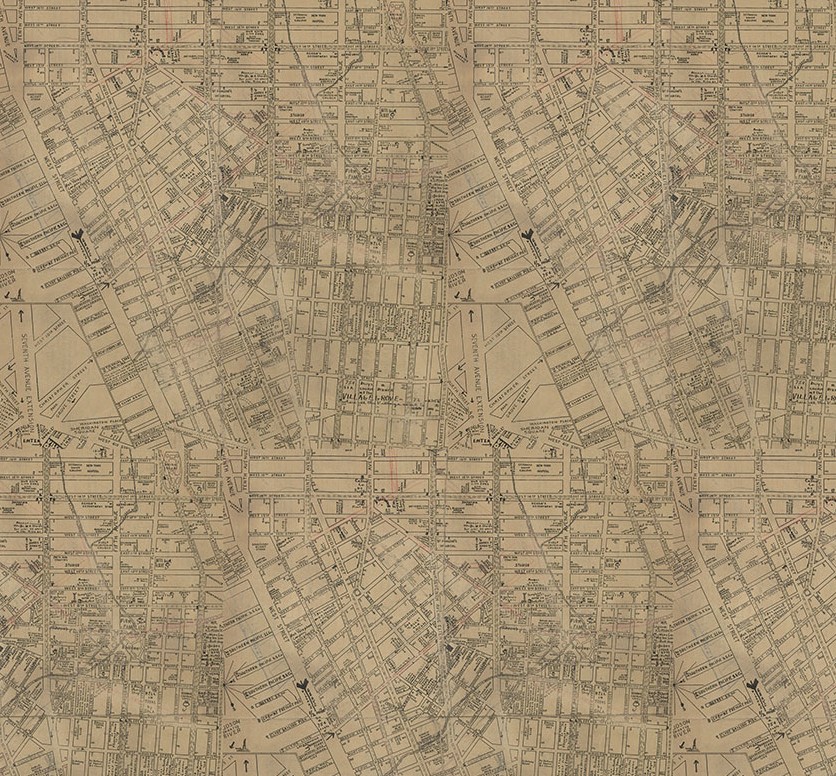 Palette Neutral Map Neutral by Tim Holtz for FreeSpirit Fabrics