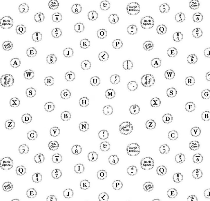 Journal Basics My Type White by J. Wecker Frisch for Riley Blake Designs