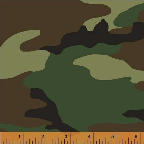 Green Woodland Camo From Windham Fabrics