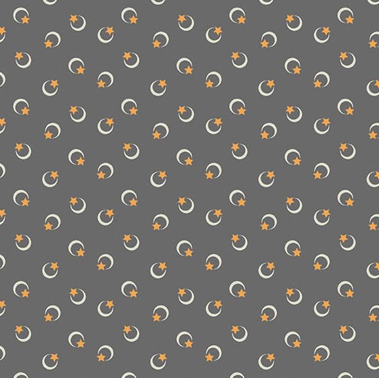 Midnight Moon Celestial Slate from Andover Fabrics