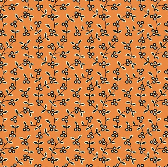 Midnight Moon Vine Pumpkin from Andover Fabrics
