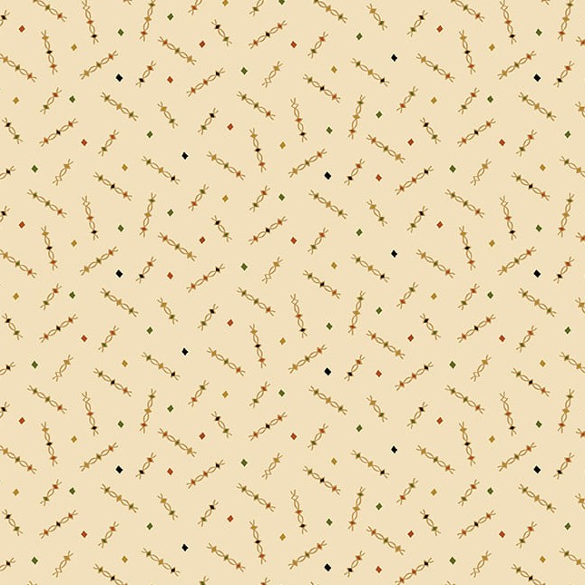 Scrap Basket Favorites Confetti Sprinkles Wheat by Kim Diehl for Henry Glass Fabrics