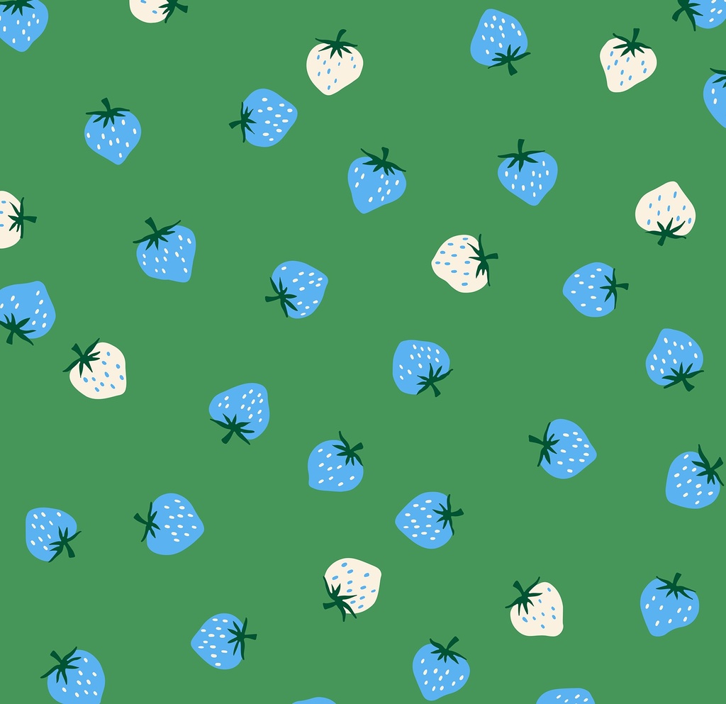 Strawberry Broccolini Strawberry Toss Berry by Kimberly Kight for Moda Fabrics