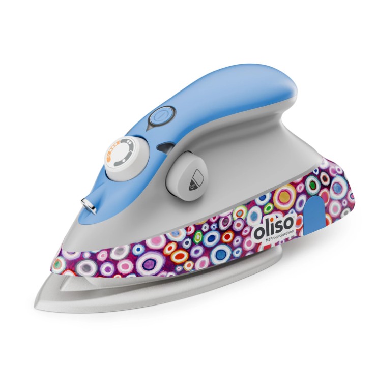 Kaffe Fassett Oliso Mini Iron with Trivet