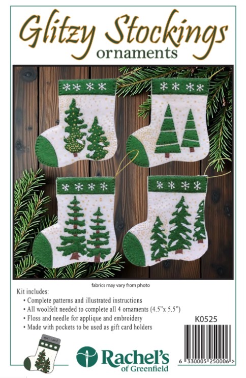 Glitzy Stocking Ornaments Kit from Rachel's of Greenfield