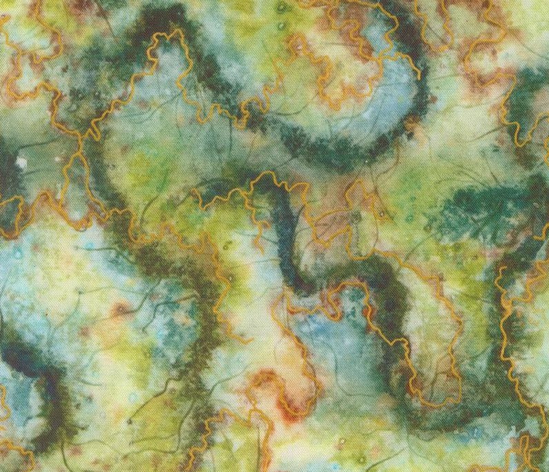 Wanderlust Watercolor Geode Jadeite by Create Joy Project for Moda Fabrics