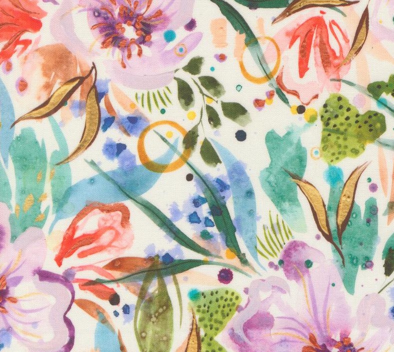 Wanderlust Alpine Floret Floral Cloud by Create Joy Project for Moda Fabrics
