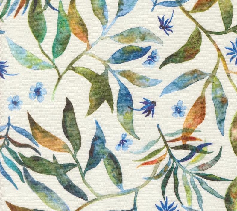 Wanderlust Frondest Friends Florals Cloud by Create Joy Project for Moda Fabrics