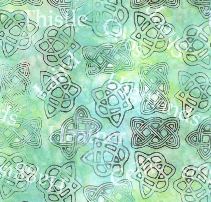 Expressions Batiks A Touch of Celtic Celtic Knots Seafoam by Patience Griffin for Riley Blake Designs