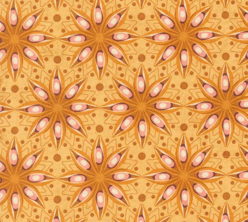 Acorn Hollow Spiced Florals Maize by BasicGrey for Moda Fabrics