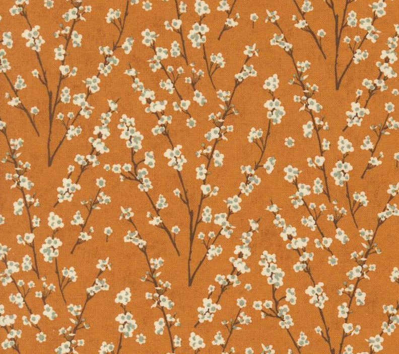 Acorn Hollow Twiggy Florals Yam by BasicGrey for Moda Fabrics