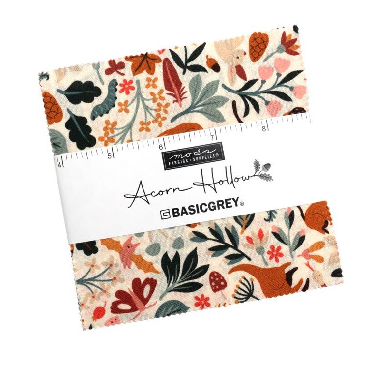 Acorn Hollow Charm Pack by BasicGrey for Moda Fabrics