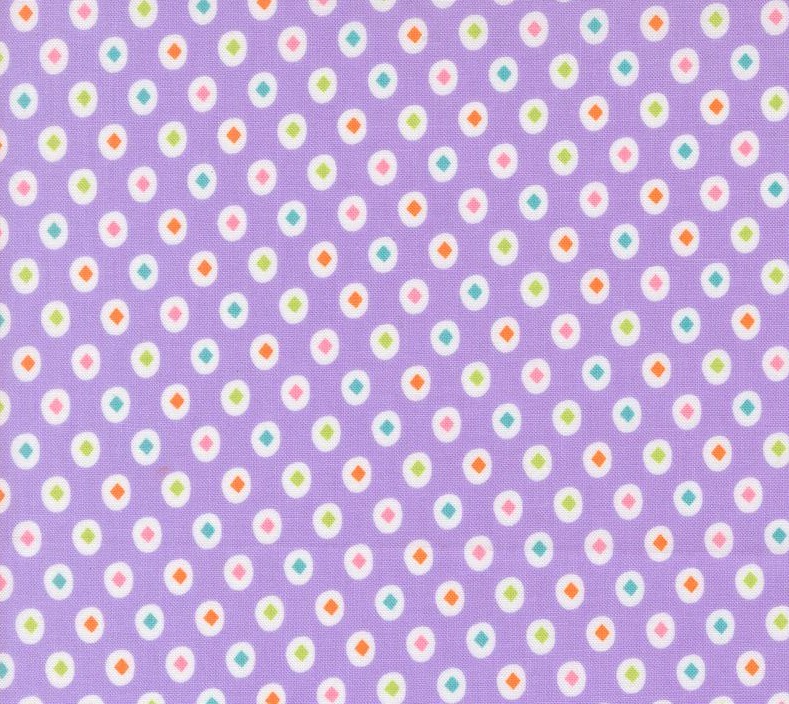 Fab Boo Lous Diamond Dot Grape Soda by Me and My Sister Designs for Moda Fabrics