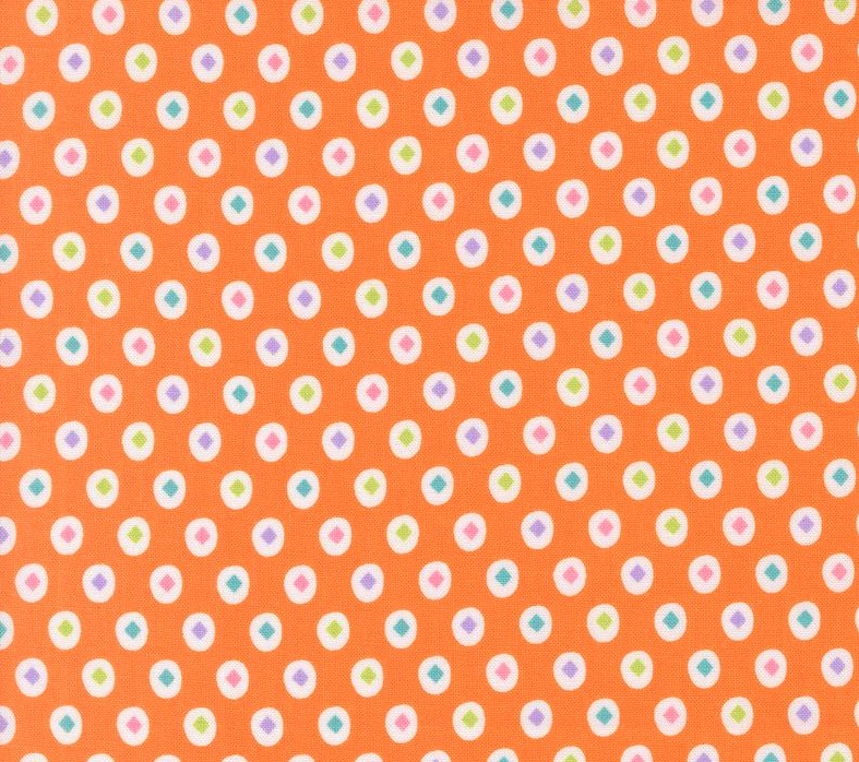 Fab Boo Lous Diamond Dot Pumpkin by Me and My Sister Designs for Moda Fabrics