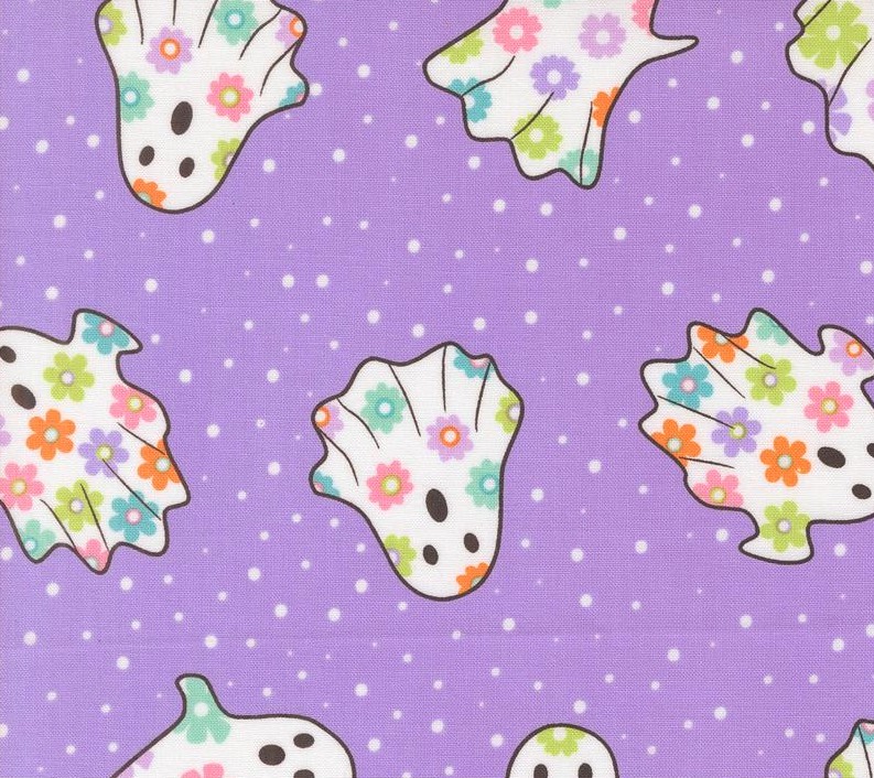 Fab Boo Lous Dancing Ghosts Grape Soda by Me and My Sister Designs for Moda Fabrics
