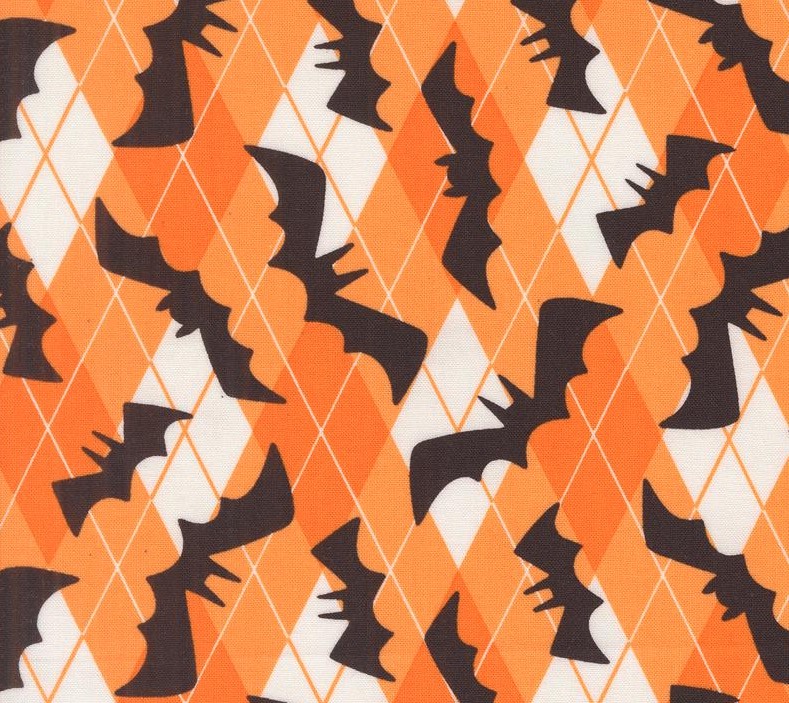 Fab Boo Lous Going Batty Pumpkin by Me and My Sister Designs for Moda Fabrics