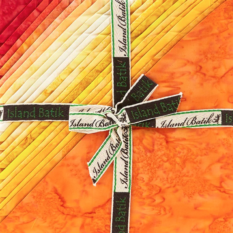 Opulent Orange Batiks Stack from Island Batik