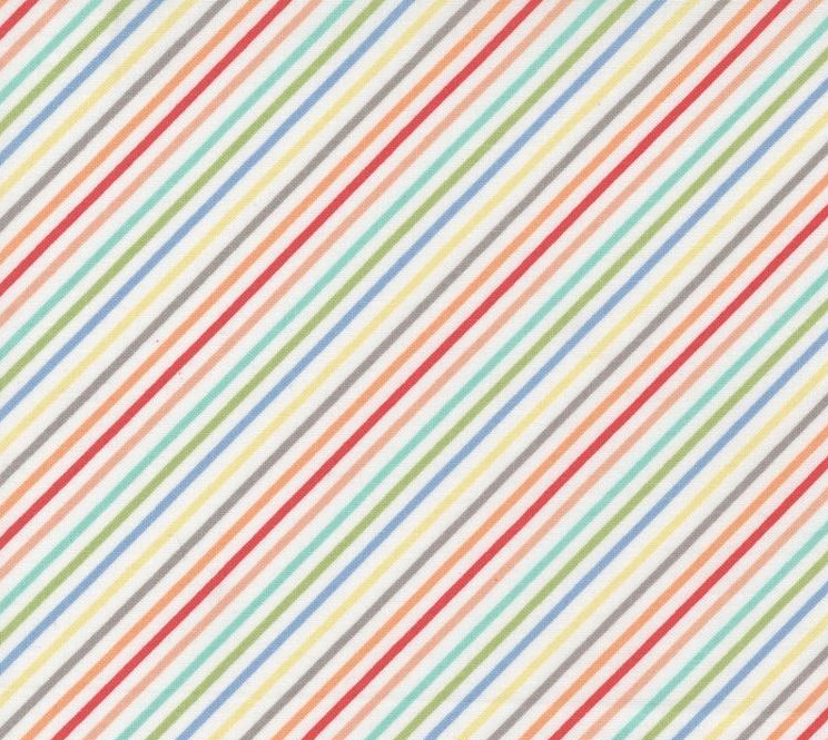 Emma Stripe Porcelain by Sherri & Chelsi for Moda Fabrics