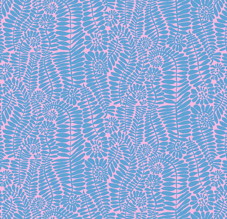 Kaffe Fassett Collective SM Fronds Summer by Brandon Mably for Kaffe Fassett