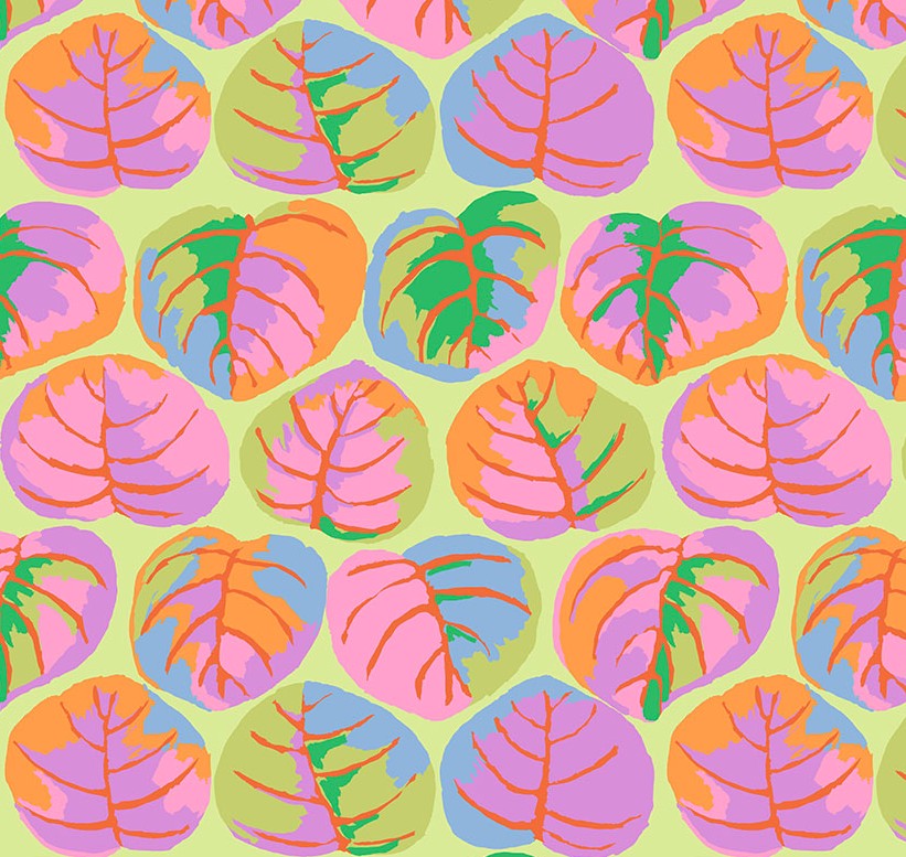 Kaffe Fassett Collective Palm Leaves Pastel by Kaffe Fassett