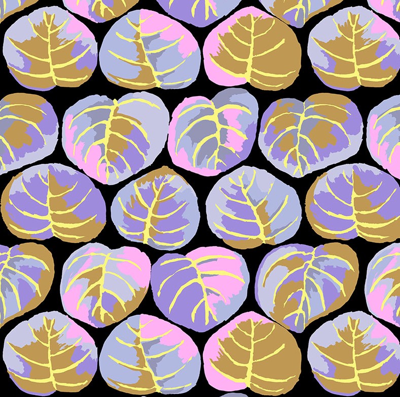 Kaffe Fassett Collective Palm Leaves Contrast by Kaffe Fassett