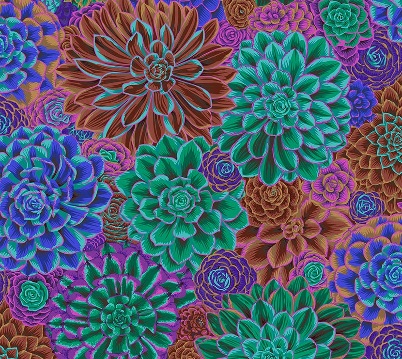 Kaffe Fassett Collective House Leeks Drama by Philip Jacobs for Kaffe Fassett