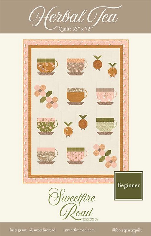 Herbal Tea Quilt Pattern by Sweetfire Road