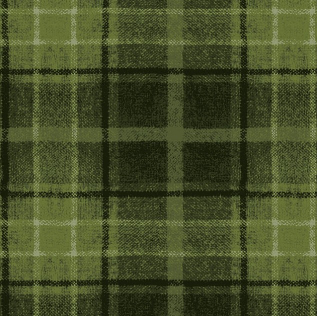 Holly Jolly Flannel Big Plaid Green by Bonnie Sullivan for Maywood Studio