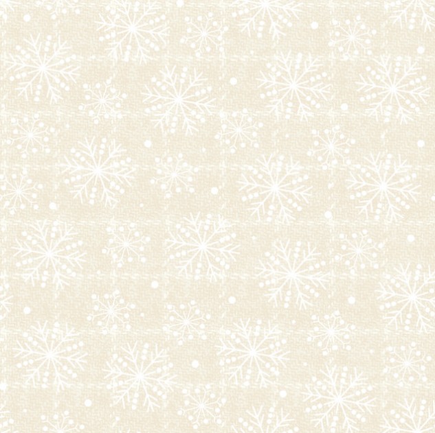Holly Jolly Flannel Snowflakes Cream by Bonnie Sullivan for Maywood Studio