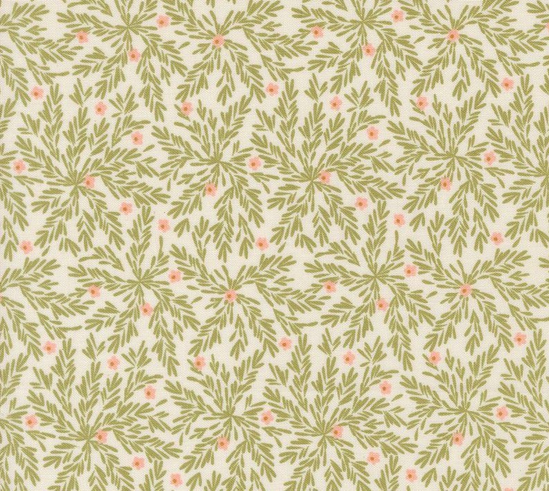 Frivolity Lichen and Moss Porcelain by Sweetfire Road for Moda Fabrics