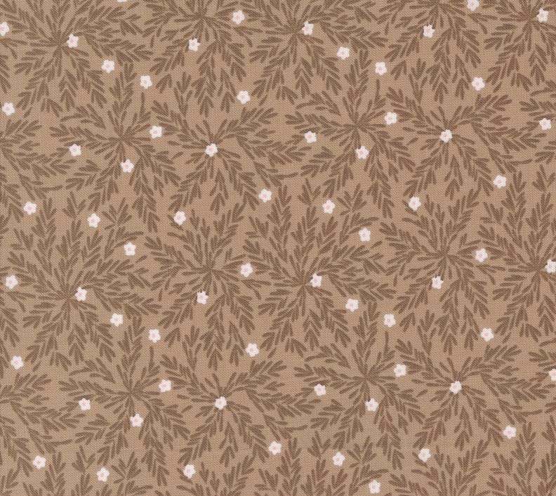 Frivolity Lichen and Moss Mushroom by Sweetfire Road for Moda Fabrics