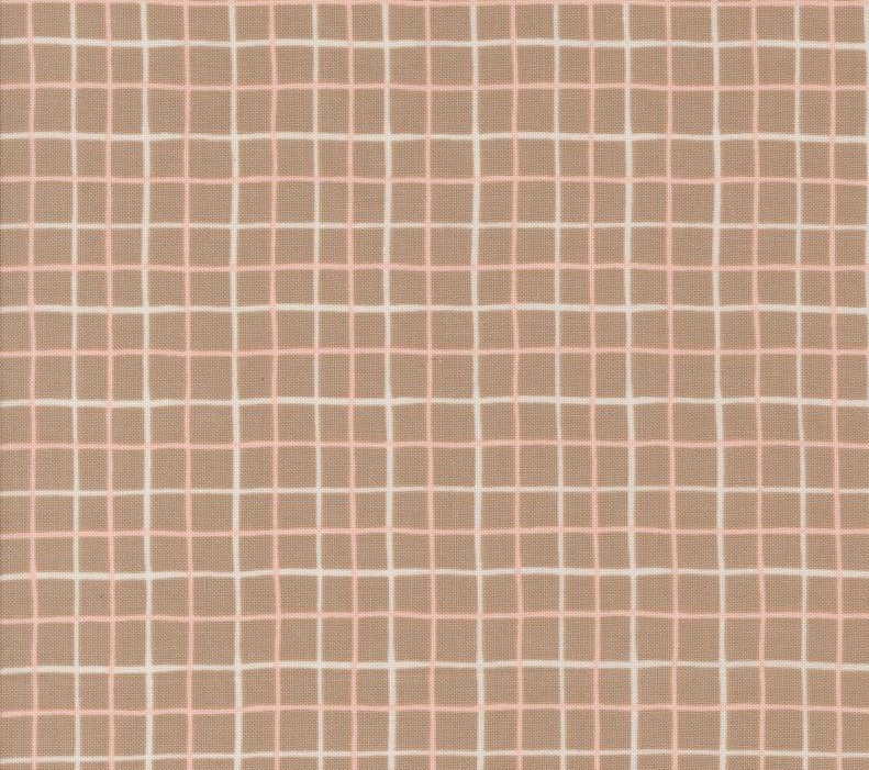 Frivolity Table Setting Plaid Mushroom by Sweetfire Road for Moda Fabrics