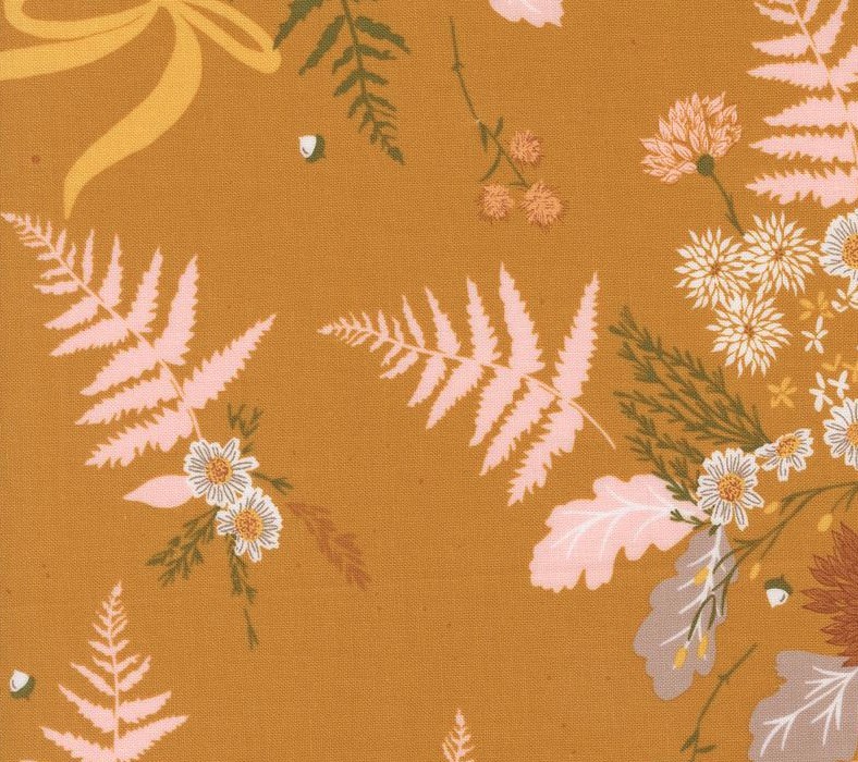 Frivolity Dahlia and Fern Chai by Sweetfire Road for Moda Fabrics