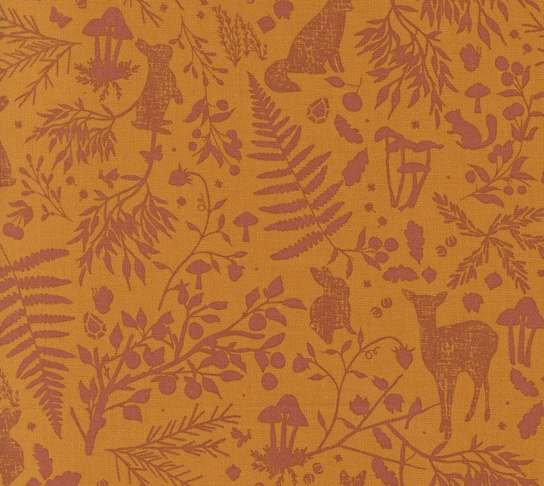 Frivolity Watchful Eyes Chai by Sweetfire Road for Moda Fabrics