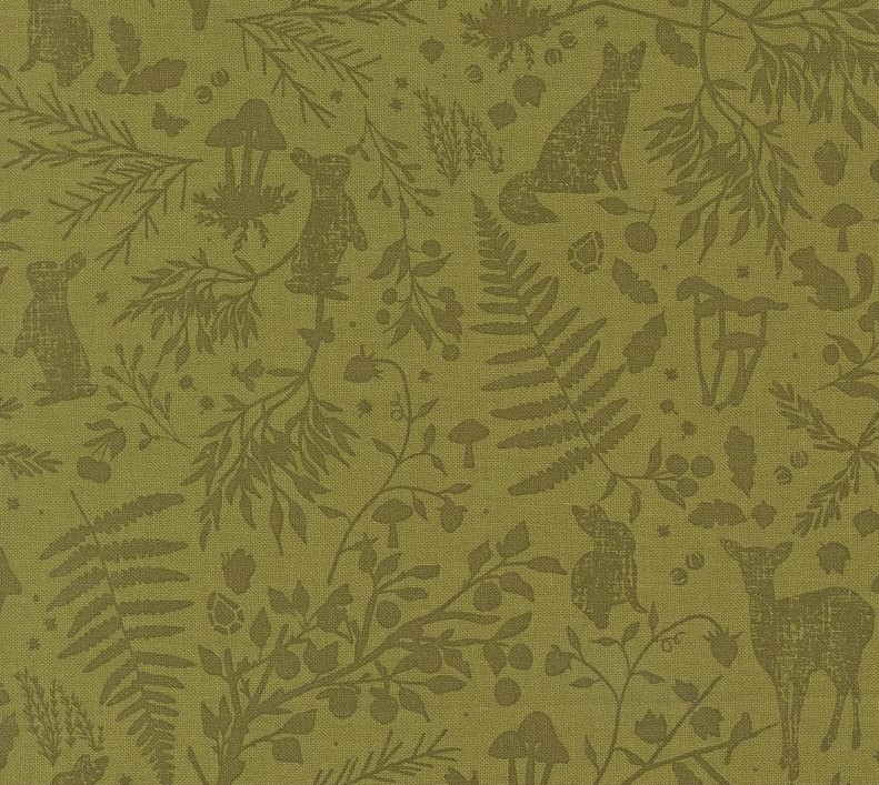 Frivolity Watchful Eyes Lichen by Sweetfire Road for Moda Fabrics