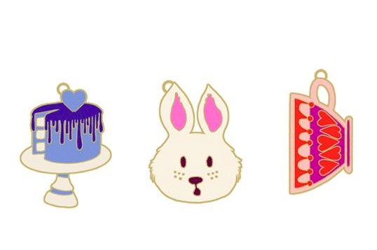 Hello Alice Zipper Pulls by Sarah Watts