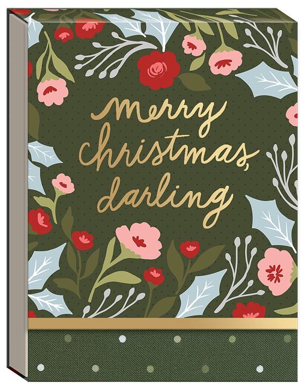 Merry Christmas Darling Notepad by Lella Boutique