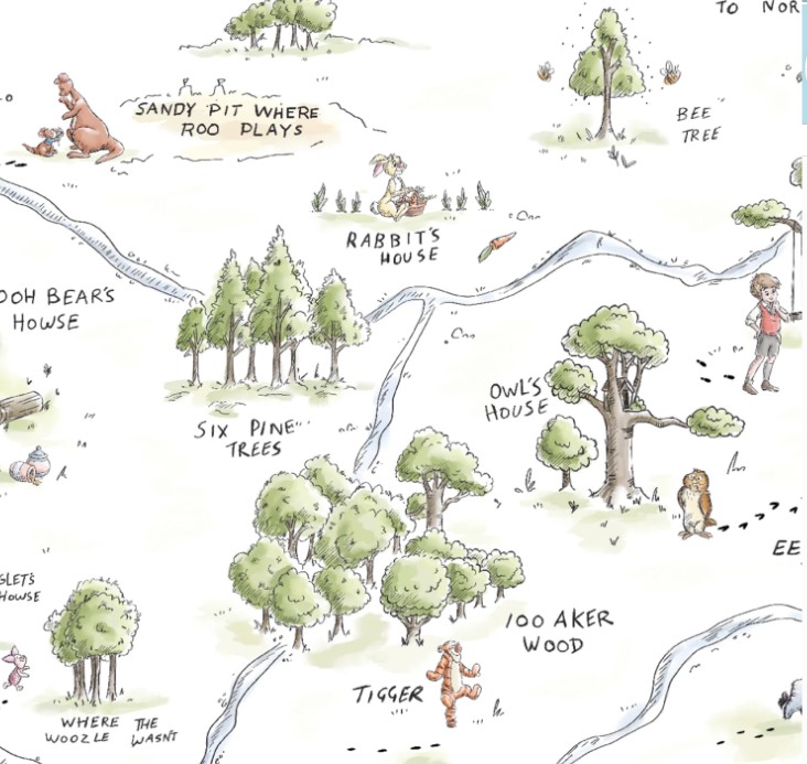 Winnie the Pooh Map from Springs