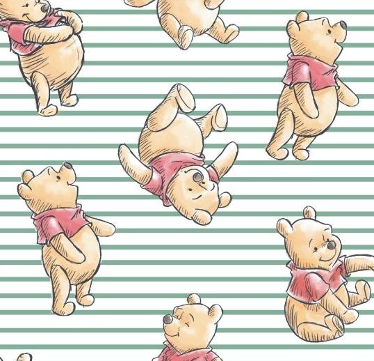 Winnie the Pooh Stripe from Springs Creative